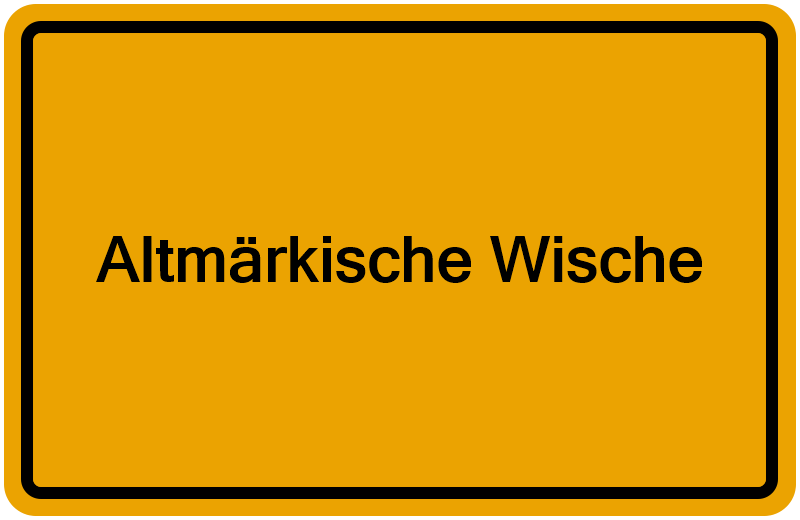 Handelsregisterauszug Altmärkische Wische